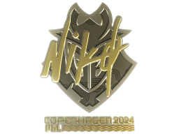 Sticker | NiKo (Gold) | Copenhagen 2024