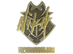 Sticker | NiKo (Gold) | Copenhagen 2024