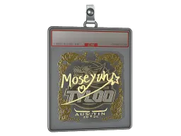 Sticker Slab | Moseyuh (Gold) | Austin 2025