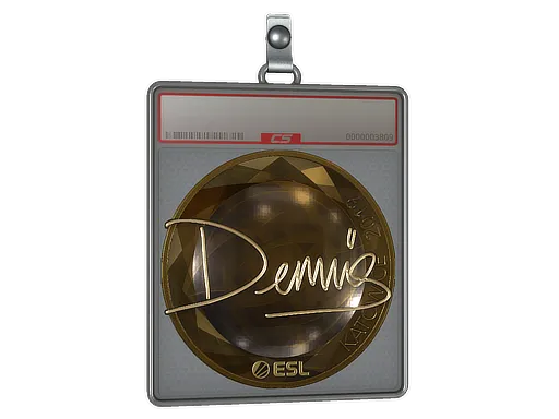 Sticker Slab | dennis (Gold) | Katowice 2019