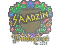 Sticker | saadzin (Embroidered) | Budapest 2025