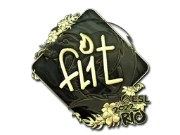 Sticker | FL1T (Gold) | Rio 2022