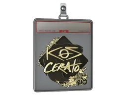 Sticker Slab | KSCERATO (Gold) | Rio 2022