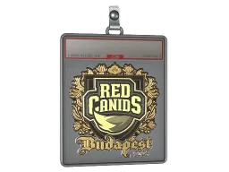 Sticker Slab | RED Canids (Gold) | Budapest 2025