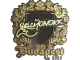 Sticker | BELCHONOKK (Gold) | Budapest 2025 CS2 skin