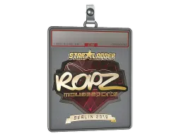 Sticker Slab | ropz (Gold) | Berlin 2019