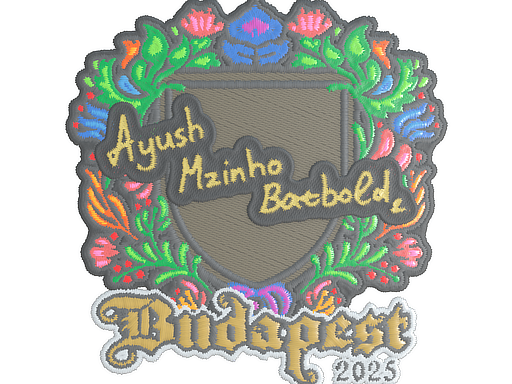 Sticker | mzinho (Embroidered) | Budapest 2025
