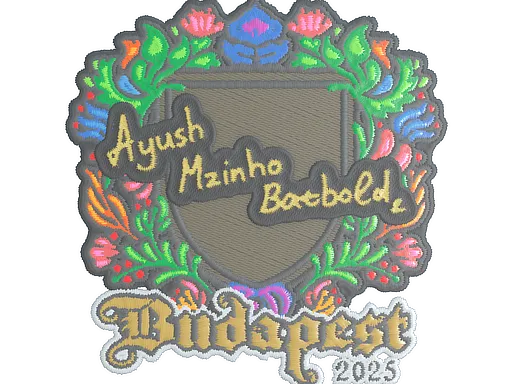 Sticker | mzinho (Embroidered) | Budapest 2025