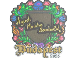 Sticker | mzinho (Embroidered) | Budapest 2025