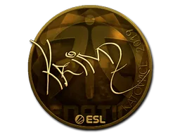 Sticker | KRIMZ (Gold) | Katowice 2019