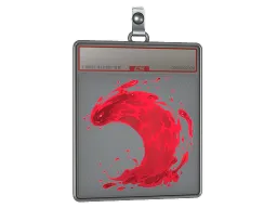 Sticker Slab | Ruby Wave (Lenticular)
