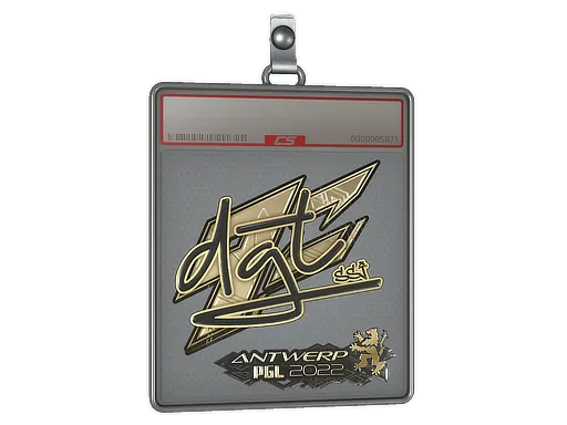 Sticker Slab | dgt (Gold) | Antwerp 2022