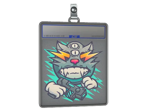 Sticker Slab | Zap Cat