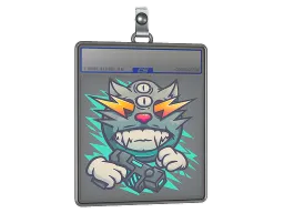 Sticker Slab | Zap Cat