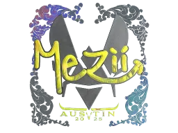 Sticker | mezii (Holo) | Austin 2025