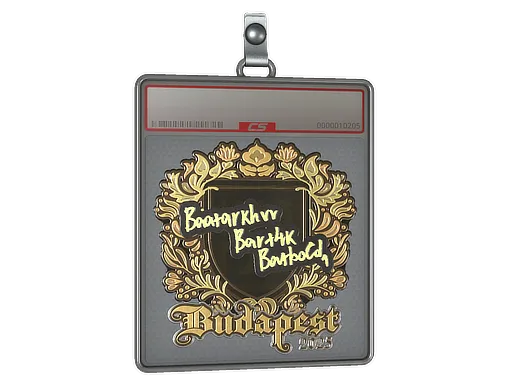 Sticker Slab | Bart4k (Gold) | Budapest 2025