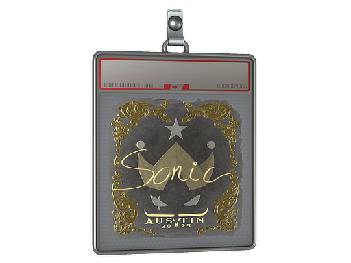 Sticker Slab | Sonic (Gold) | Austin 2025