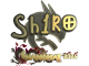 Sticker | sh1ro (Gold) | Shanghai 2024