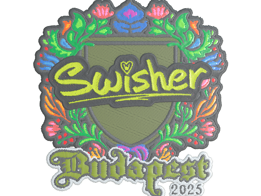 Sticker | Swisher (Embroidered) | Budapest 2025