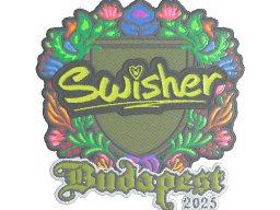 Sticker | Swisher (Embroidered) | Budapest 2025