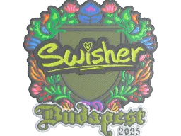 Sticker | Swisher (Embroidered) | Budapest 2025