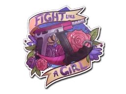 Sticker | Fight like a Girl
