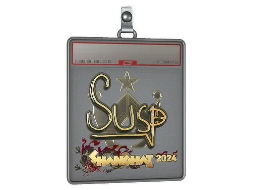 Sticker Slab | susp (Gold) | Shanghai 2024