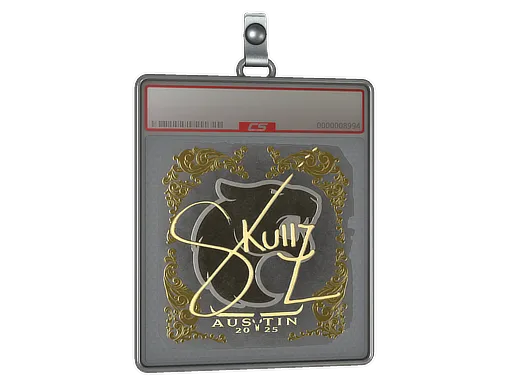 Sticker Slab | skullz (Gold) | Austin 2025