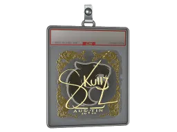 Sticker Slab | skullz (Gold) | Austin 2025