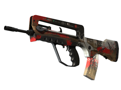 StatTrak™ FAMAS | Roll Cage (Well-Worn)