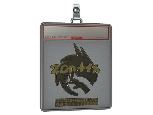 Sticker Slab | zont1x (Gold) | Copenhagen 2024