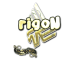 Sticker | rigoN (Gold) | Paris 2023