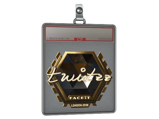 Sticker Slab | Twistzz (Gold) | London 2018