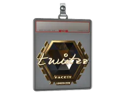 Sticker Slab | Twistzz (Gold) | London 2018
