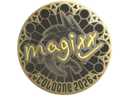 Sticker | magixx (Gold) | Cologne 2026