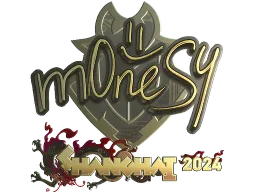 Sticker | m0NESY (Gold) | Shanghai 2024