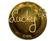 Sticker | Lucky (Gold) | Katowice 2019