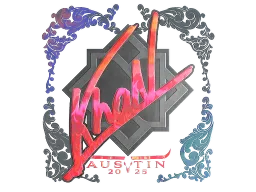 Sticker | khaN (Holo) | Austin 2025