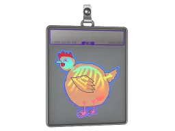Sticker Slab | Poorly Drawn Chicken (Holo)