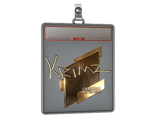 Sticker Slab | KRIMZ (Gold) | Boston 2018