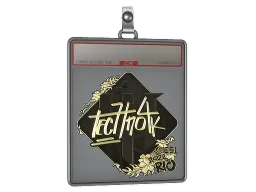 Sticker Slab | Techno4K (Gold) | Rio 2022