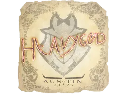 Sticker | Heavygod | Austin 2025