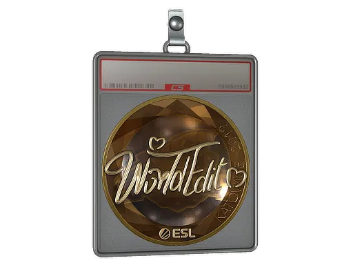 Sticker Slab | WorldEdit (Gold) | Katowice 2019