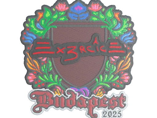 Sticker | Ex3rcice (Embroidered) | Budapest 2025