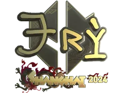 Sticker | TRY (Gold) | Shanghai 2024