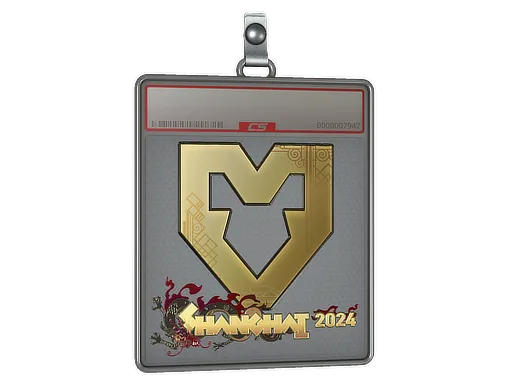 Sticker Slab | MOUZ (Gold) | Shanghai 2024