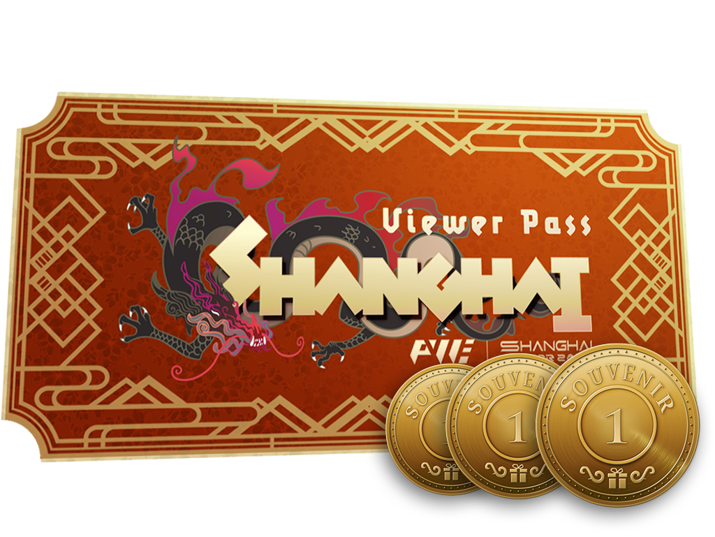 Shanghai 2024 Viewer Pass + 3 Souvenir Tokens