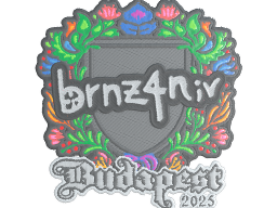 Sticker | brnz4n (Embroidered) | Budapest 2025
