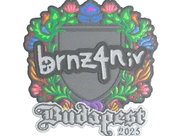 Sticker | brnz4n (Embroidered) | Budapest 2025