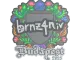 Sticker | brnz4n (Embroidered) | Budapest 2025 CS2 skin